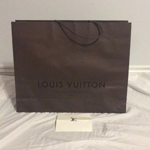 Authentic LV shopping bag